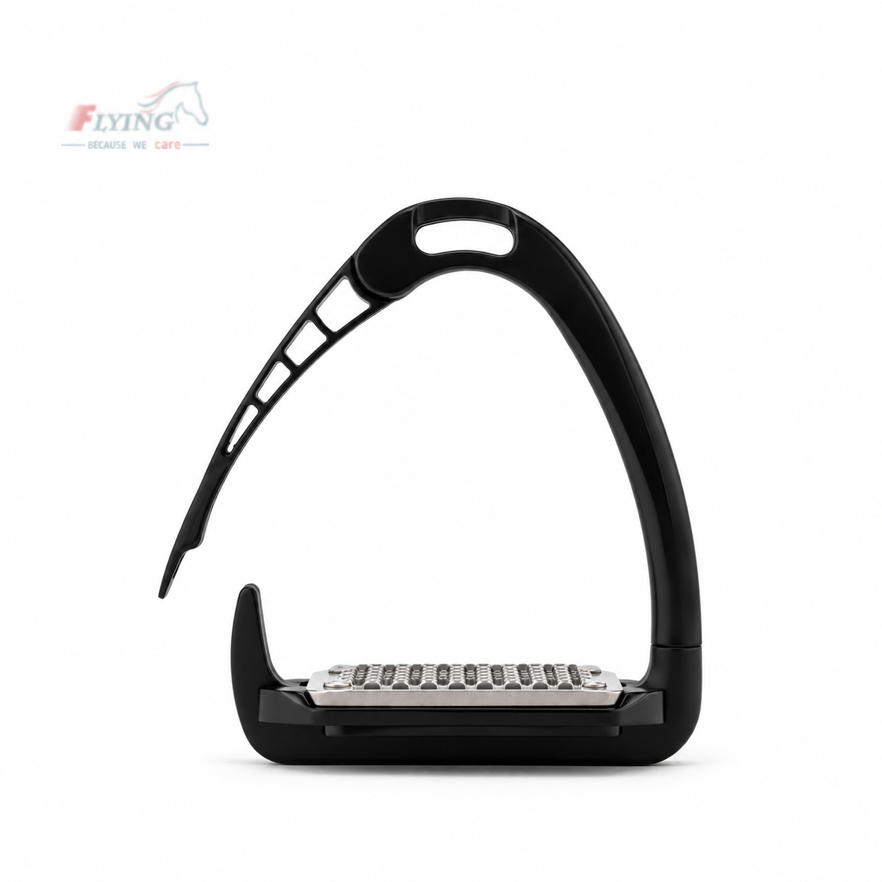 30e2a994-c1fe-41b5-936b-6202dafe34e5 Horse Safety Quick Release Aluminium Stirrup 4.75" like Acavallo Arena Stirrup - Image 1