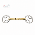 Wilkie Bevel Brass Snaffle Double Jointed Lozenge loose Ring Horse Bit BNWT