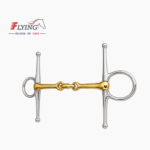 Full Cheek Curved Snaffle Horse Bit with lozenge GS & SS