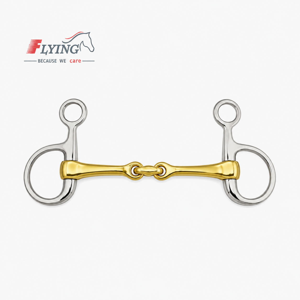 ChatGPT Image Jul 10, 2026, 08_27_43 PM Hanging Cheek Snaffle Bit Verbindend Angled with lozenge double jointed GS & SS - Image 1