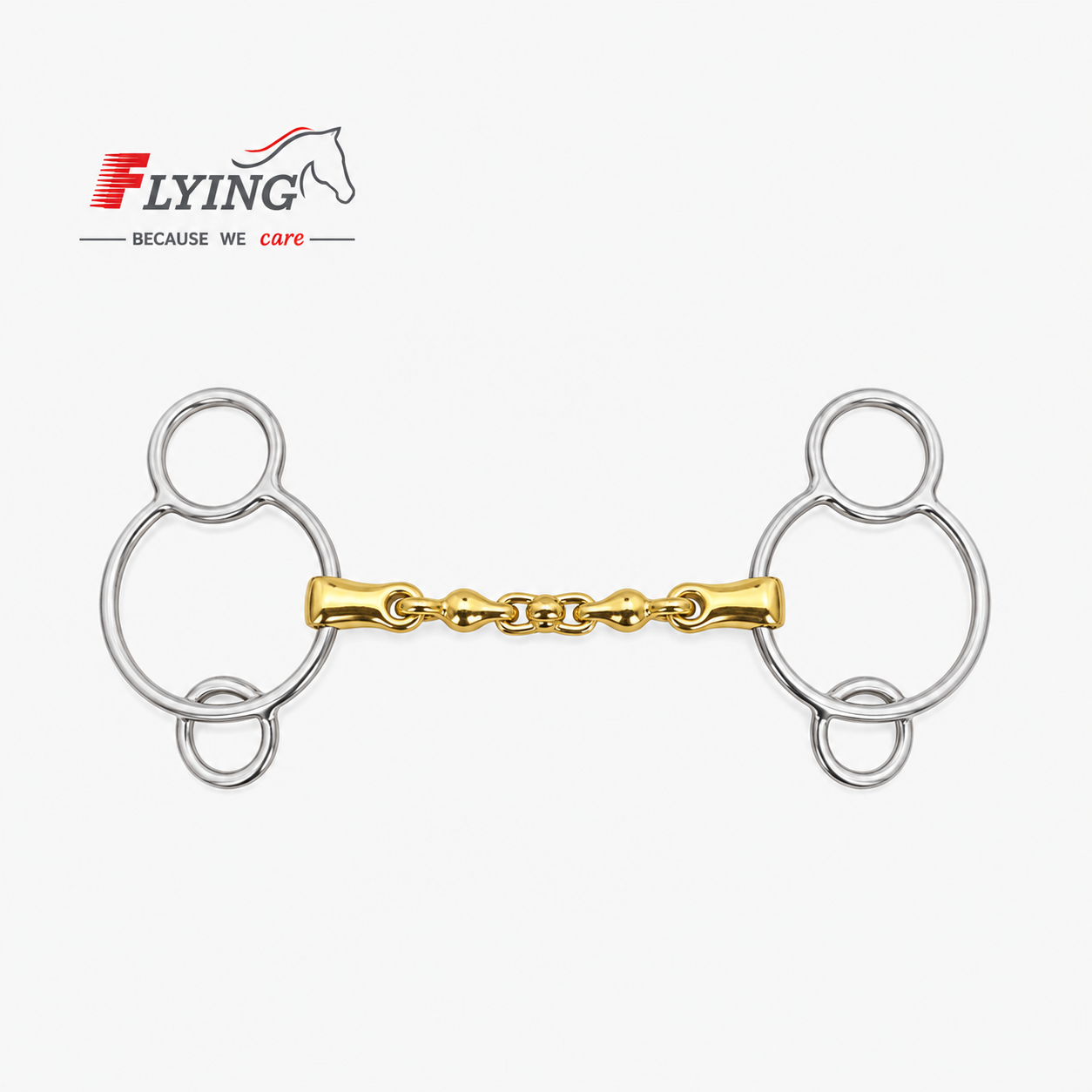 ChatGPT Image Jul 10, 2026, 08_40_30 PM WATERFORD UNIVERSAL BIT GERMAN SILVER MOUTHPIECE 3 RING 2 GAG FOR JUMPING HORSE - Image 1