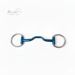 Ported Eggbutt Blue Sweet Iron Horse Bit Snaffle (UK Stock, Free P & P)