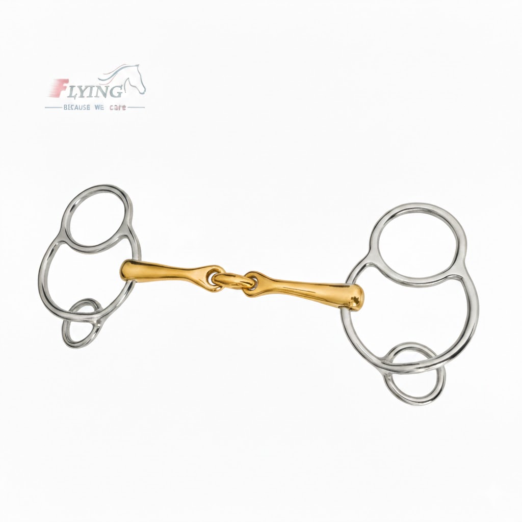 unnamed - 2026-02-01T125827.649 Universal 3 Ring Horse Gag/ Bit Verbindend Angled Bit (UK SALLER & F&F DELIVERY) - Image 1