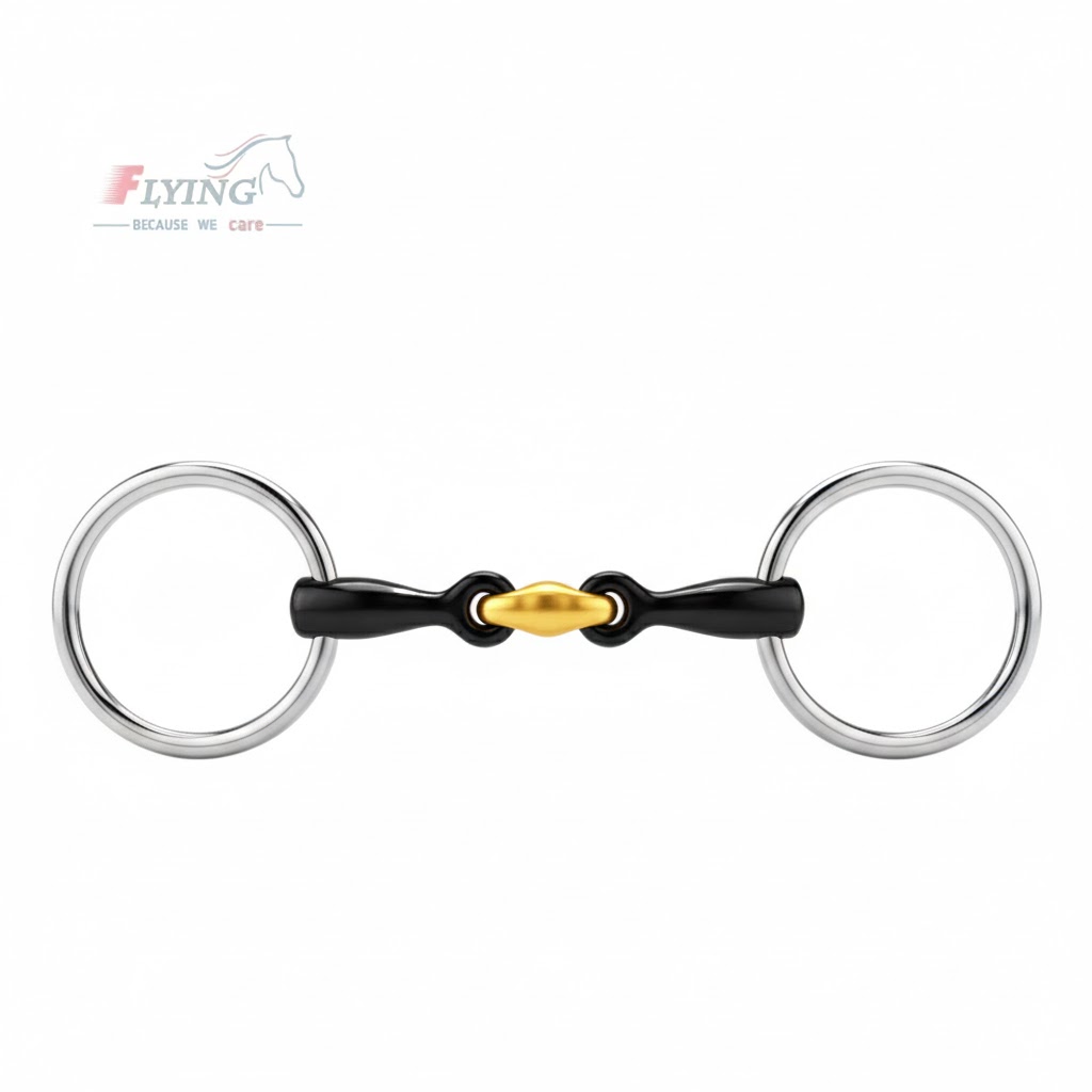 unnamed - 2026-02-01T130243.166 Loose Ring Sweet Iron Snaffle Horse Bit with Copper Lozenge(UK SELLER, P&P Free) - Image 1