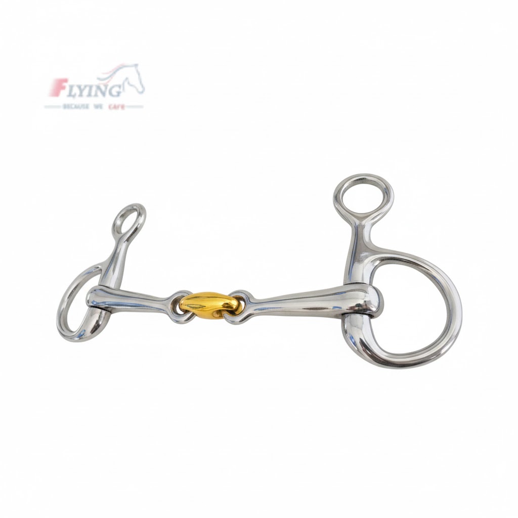 unnamed - 2026-02-01T131230.386 Hanging Cheek Snaffle Bit Curved with SS Copper Lozenge (Free P & P, UK Stock) - Image 1