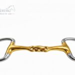 EGGBUTT SNAFFLE GERMAN SILVER & STAINLESS STEEL LOZENGE, ALL SIZE ( horse bit )