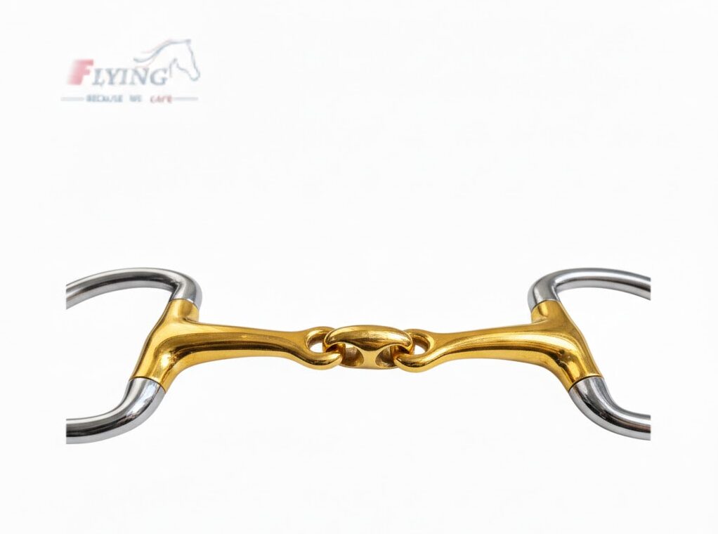 unnamed - 2026-02-01T133547.211 EGGBUTT SNAFFLE GERMAN SILVER & STAINLESS STEEL LOZENGE, ALL SIZE ( horse bit ) - Image 1