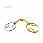 Wilkie Bevel Verbindend Angled Snaffle Horse Bit with GS Lozenge (Free P & P)