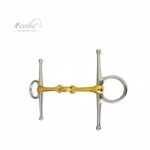 Full Cheek Curved Snaffle Horse Bit with lozenge GS & SS (UK SELLER & P&P Free)