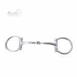 Western D Ring SS Eggbutt Snaffle Horse Bit, Myler barrel mouth ( Uk Seller )