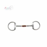Western Eggbutt Snaffle Horse bit whith Copper Roller (UK Seller, Free P&P)