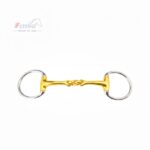 EggButt Snaffle Horse Bit Curved MP with Lozenge GS & SS (UK Seller & P&P Free)