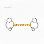 WATERFORD UNIVERSAL BIT GERMAN SILVER MOUTHPIECE 3 RING 2 GAG FOR JUMPING HORSE