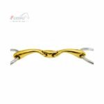 EGGBUTT SNAFFLE GERMAN SILVER & STAINLESS STEEL LOZENGE, ALL SIZE ( horse bit )