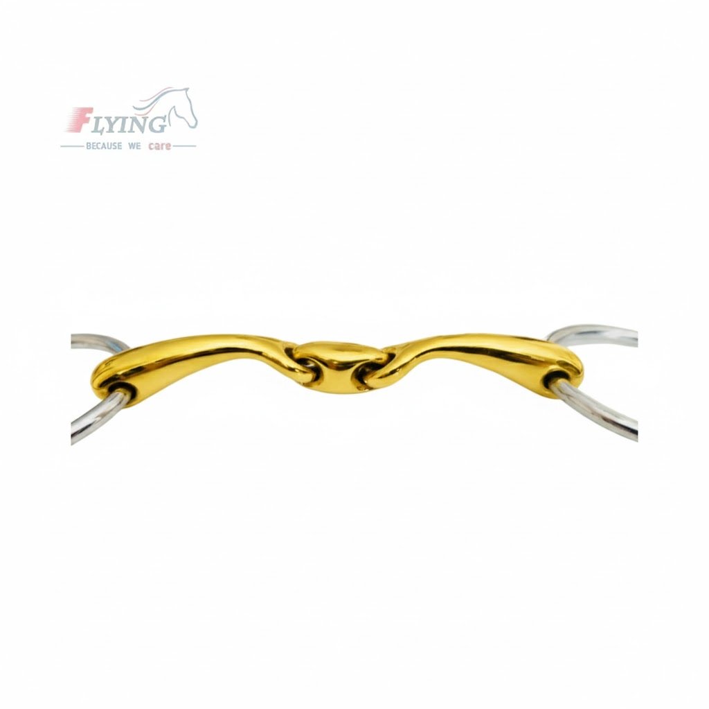 unnamed - 2026-02-02T222259.070 EGGBUTT SNAFFLE GERMAN SILVER & STAINLESS STEEL LOZENGE, ALL SIZE ( horse bit ) - Image 1