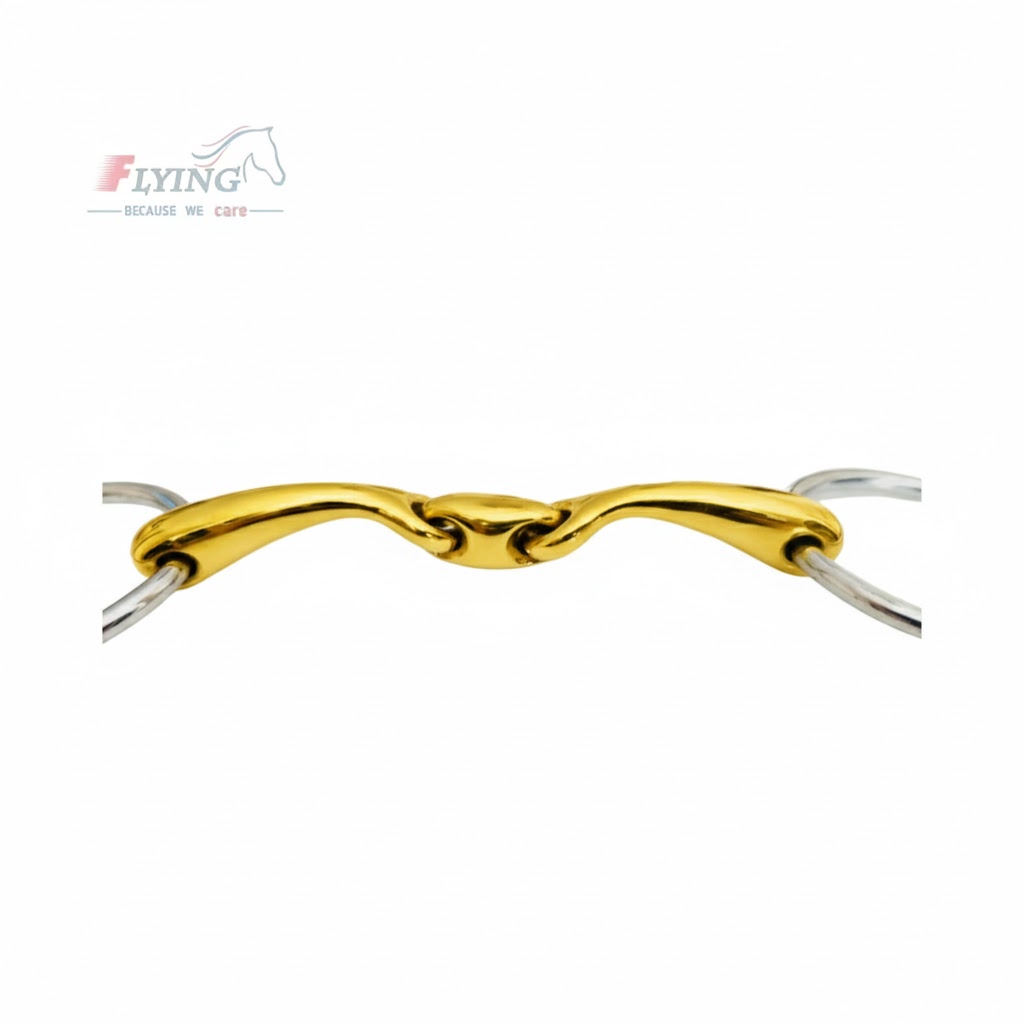 unnamed - 2026-02-02T222259.070 Loose Ring Snaffle Curved Oval MP German Silver & Stainless Steel Training Bit - Image 1