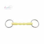 Flexible Apple Nylon Loose Ring Ripple Bar Mouth Snaffle Bit