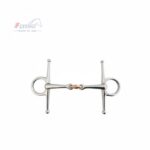 Full Cheek Stainless Steel Horse Bit with Copper Lozenge