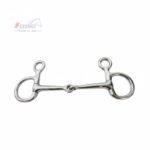 Hanging Cheek Snaffle Horse Bit Single Jointed Stainless Steel / UK Stock