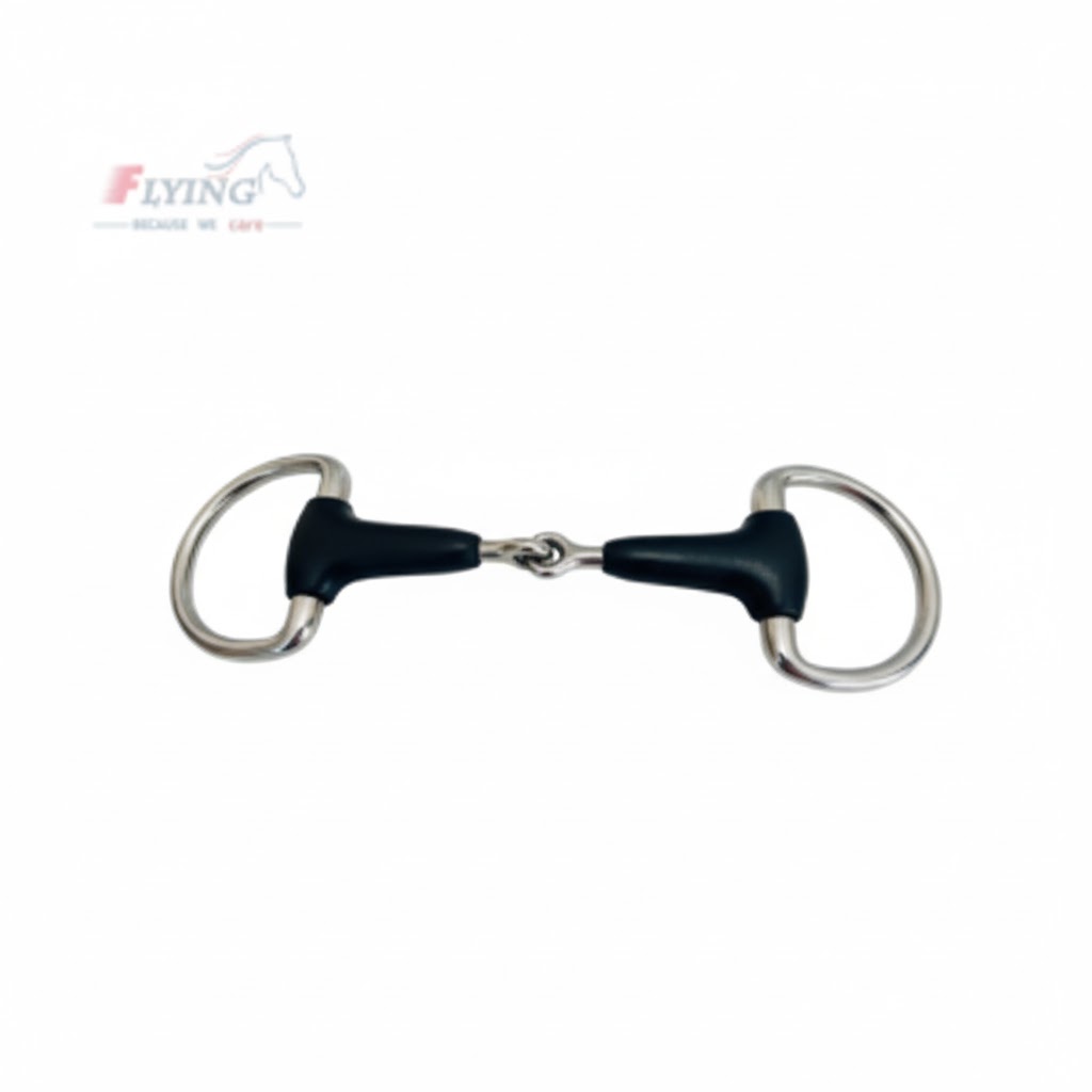 unnamed - 2026-02-02T230823.935 D Ring Rubber Single Jointed Soft Warm Mouthpiece Horse Bit (UK Seller) - Image 1